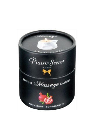 Świeca do masażu o zapachu granatu Plaisir Secret 80ml
