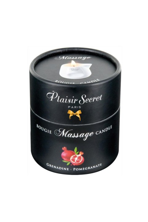 Świeca do masażu o zapachu granatu Plaisir Secret 80ml
