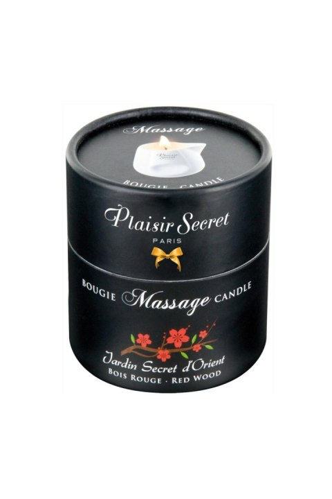 Świeca do masażu Massage Candle Red Wood Plaisir Secret 80ml