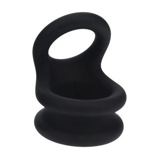 Pierścień erekcyjny na penisa - M - Black