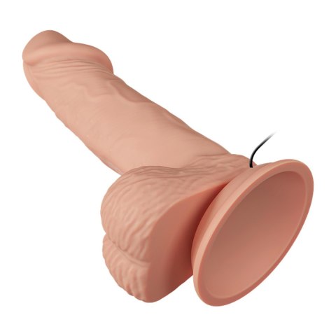ANATOMICZNY WIBRATOR 19 CM STEROWANY PILOTEM REALISTYCZNY W DOTYKU