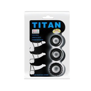 Zestaw Pierścieni Pretty Love Titan