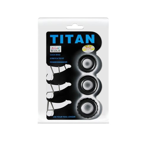 Zestaw Pierścieni Pretty Love Titan