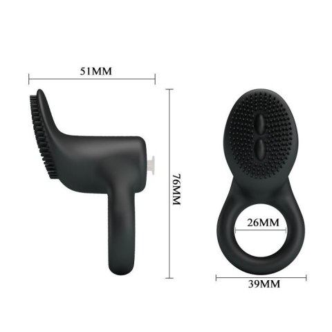 PIERŚCIEŃ NA PENISA Z WIBRACJĄ COBRA SENSOR