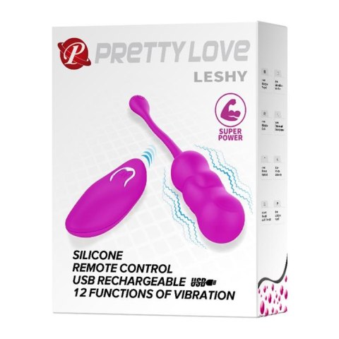 Jajko z Wibracją na Pilota Pretty Love Leshy