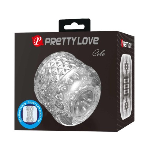 Mały Poręczny Masturbator PRETTY LOVE - Super Masturbator Cary Transparent