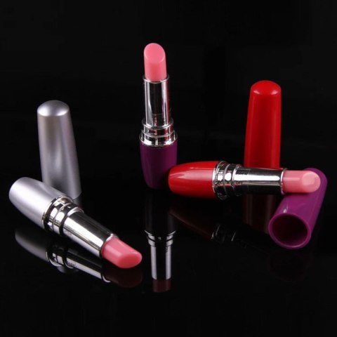 Lipstick Vibe - Discreet red lipstick vibrator black