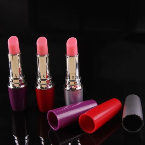 Lipstick Vibe - Discreet red lipstick vibrator black