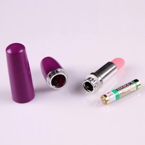 Lipstick Vibe - Discreet red lipstick vibrator black