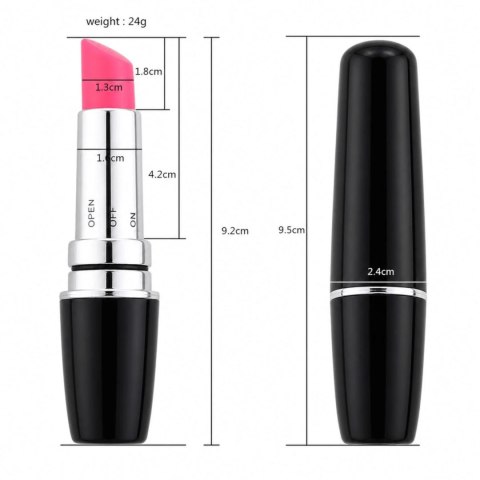 Lipstick Vibe - Discreet red lipstick vibrator red