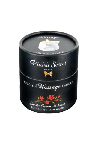 Świeca do masażu Massage Candle Red Wood Plaisir Secret 80ml