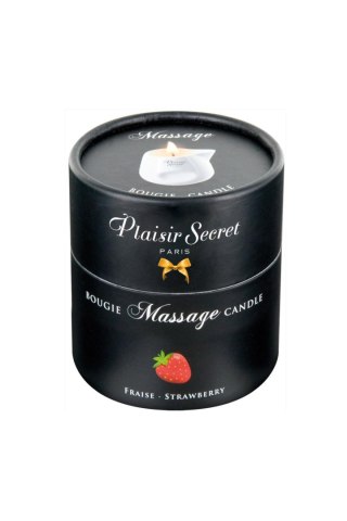 Świeca do masażu STRAWBERRY 80 ml